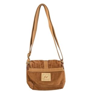 Fossil Corduroy Adjustable Strap Crossbody Purse